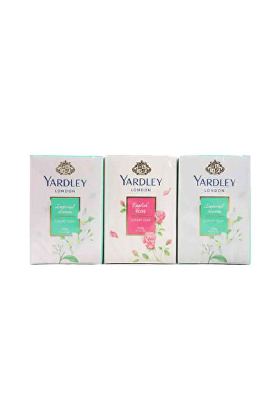 YARDLEY صابون لندن ٢ ياسمين إمبراطوري و ١ ورد إنجليزي - ٣ × ١٠٠ جرام