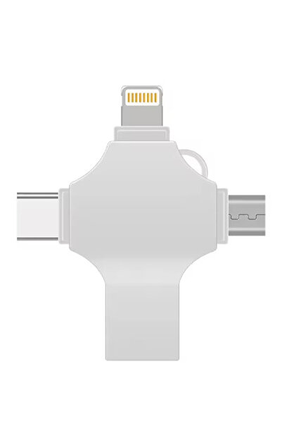 Genel Markalar Otg 4in1 Cep Telefonu Çok Fonksiyonlu Usb Flash Bellek 128 Gb ...