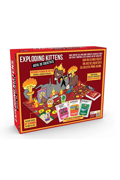 Asmodee Pisicuțele Explodante Jocul de Societate – Joc de societate (Limba Română)