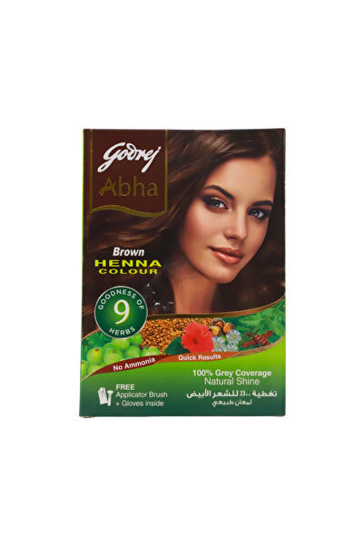 Godrej Abha Brown Henna Color With Goodness of 9 Herbs- 60gms
