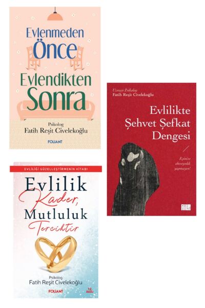 Foliant Yayınları Evlenmeden Önce Evlendikten Sonra & Evlilik Kader, Mutluluk...