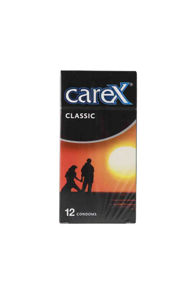 CAREX واقيات ذكرية طبيعية كلاسيكية - 12 قطعة