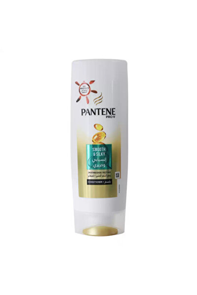 Pantene Pro V Smooth And Silky Hair Conditioner Smoothens Rough And Frizzy Hair- 180ml