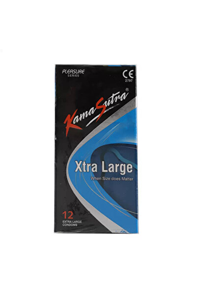 Kama واقيات ذكرية سوترا إكسترا لارج، عندما يكون الحجم مهمًا - 12 قطعة