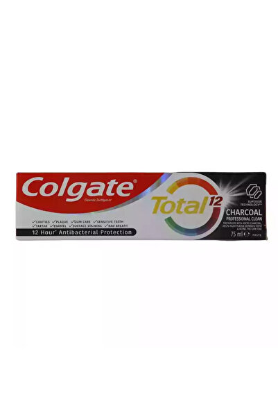 Colgate Total 12 Charcoal Clean Fluoride Toothpaste- 75ml