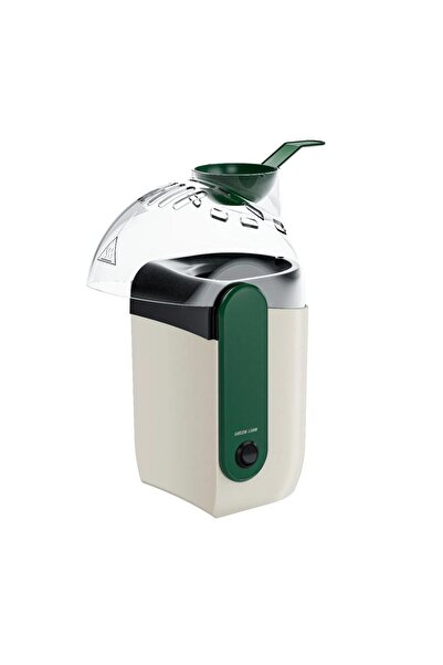 Green Lion 1200W Pop Mate Hot Air Popcorn Maker with Fast Popping, Cool-Touch Body & UK Plug