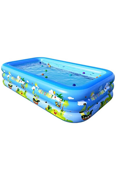 NKX Inflatable 3 Layer Swimming Pool 300 CM