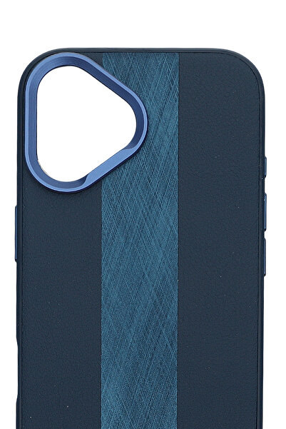 PiyasaSepeti Brushed Ego Case iPhone 17 Deep Indigo
