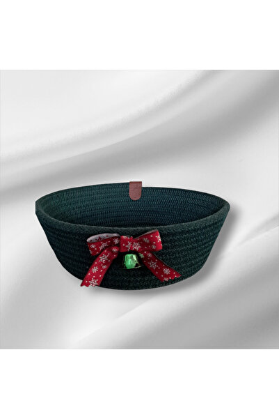 Bum Night Wear Yesil yılbaşı sepeti, hasir sepet, duzenleyici ,yılbaşı özel seri