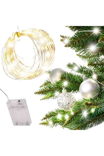 WTO Indoor LED light garland, WTO®, 100 LEDs, on copper wire, 10m, multicolor light