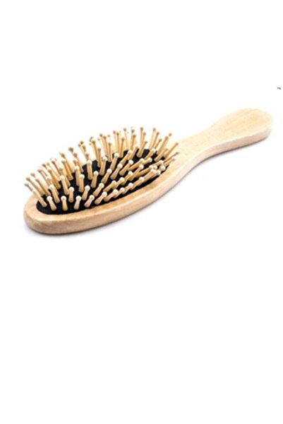 BLOOMING TIME Natural Wood Paddle Brush Detangling Scalp Bamboo Massage Hair Comb