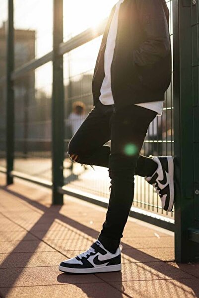 Nike Court Borough Low Recraft (Ps) Çocuk Beyaz Sneaker Ayakkabı