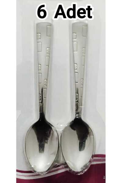 Vi Caro 6 Adet Servis Çay Kaşığı Kahvehane Kafe Büfe Lokantalar İçin Uygun