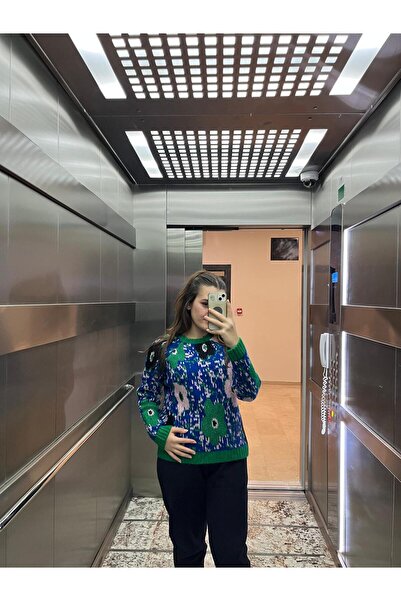 youknitwear you Daisy Crew Neck Knit Sweater