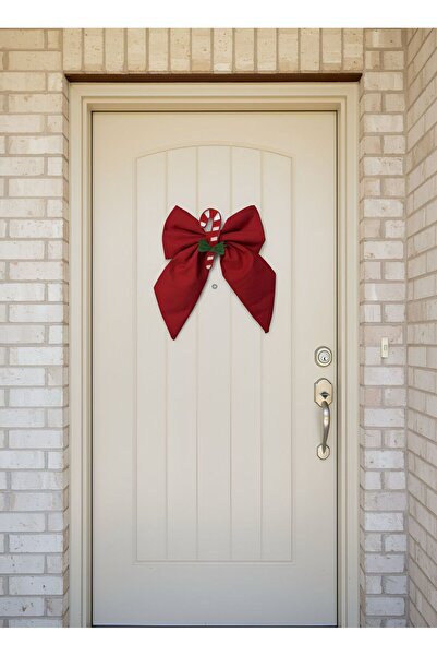 Bonika Christmas Tree Ornament Red Bow Christmas Door Ornament