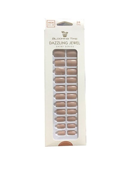 BLOOMING TIME Fake Removable Artificial Nail Tips Full Cover