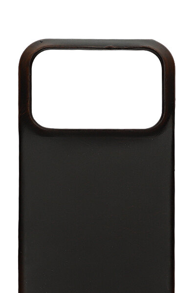 PiyasaSepeti غطاء حماية شفاف لهاتف آيفون 17 برو بإطار أسود