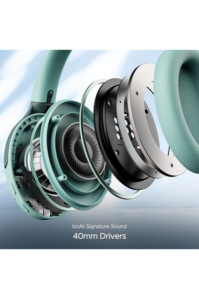 BOAT Rockerz 551ANC Bluetooth Overhead, Up to 100H Playtime, Fast Charging, Ambient Sound Mode,