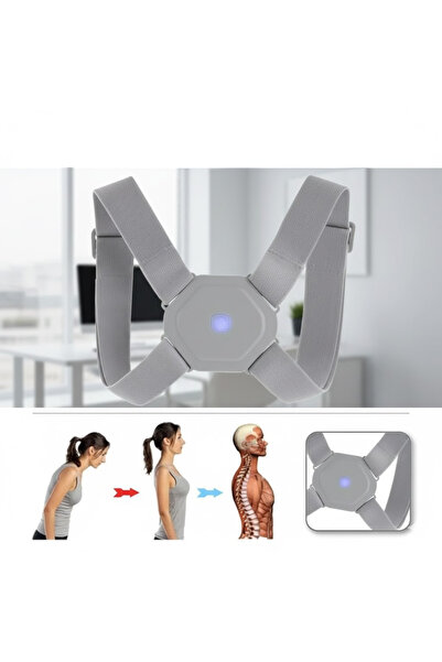 Eco Lounge Sensörlü Titreşimli Dik Duruş Korsesi Akıllı Postür Düzeltici Kamb...