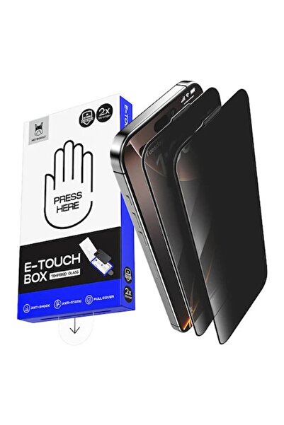 HEYBİNGO Privacy Screen Protector for iPhone 17, 2-pack, 9H Tempered Glass