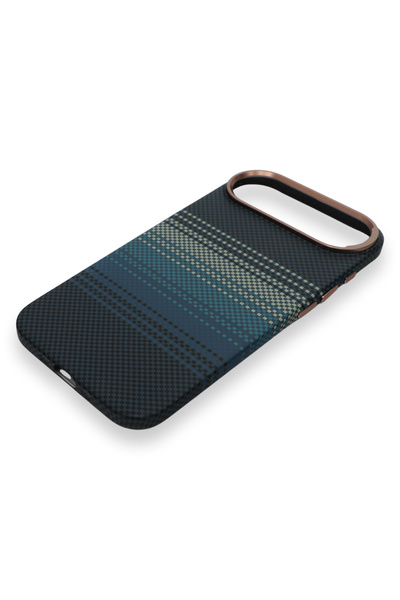 PiyasaSepeti Pixel Weave Case iPhone 17 Air Deep Blue Current