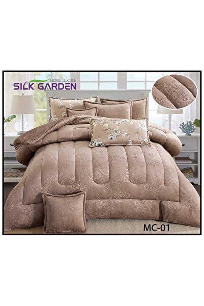 Ropi Plain embossed fur velvet duvet, 8 pieces, double size