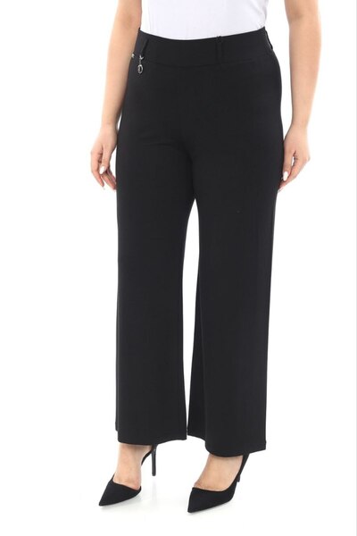 ZANESSI Plus Size Shaping / Sculpting High Waist Wide Leg Women's Pants