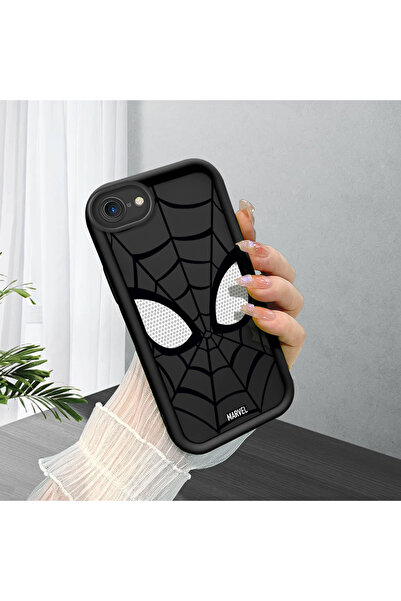 Hontinga iPhone 7/8/SE 2020 2022 Uyumlu örümcek Düşüme önleyici Basitlik Yumu...