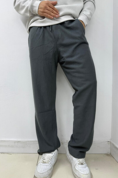 sunfyre Men's Elite Quality Elastic Waist Baggy Fit Wide Leg Sweatpants