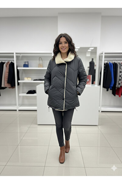 LEVURE YENİ SEZON KAPİTONE ŞİŞME CEKET SİYAH