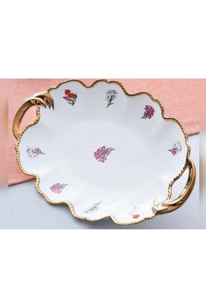 Home Acar Moralez Oval Porselen Sunum Tabağı 35.5 Cm