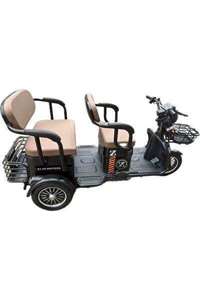 Flippy Electric Tricycle V6, Saige, No License, Two Seats, 1800W Motor, Black OldStyle