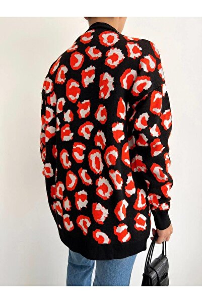 Modafeminen Tricotaj Cardigan TR202 NEGRU