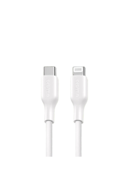 oraimo Robust Line USB-C to iPhone Charging Cable, 1 m, 30W - White