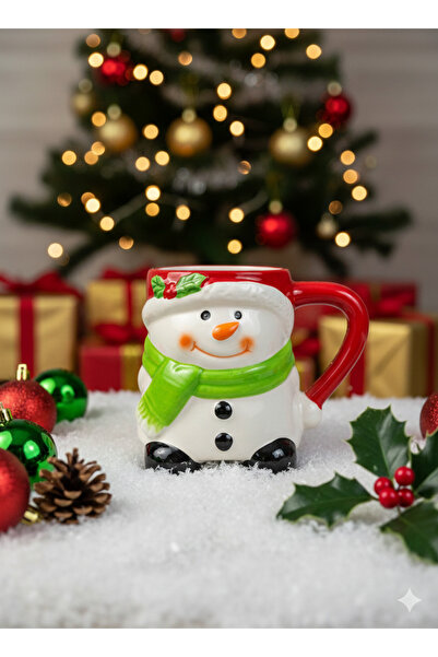 Tohana Snowman Ceramic Mug