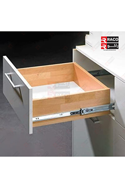 Raco Sliding Drawer Rail 1 Pair Full Extension Track Rail (16 INCH, Soft Closing)