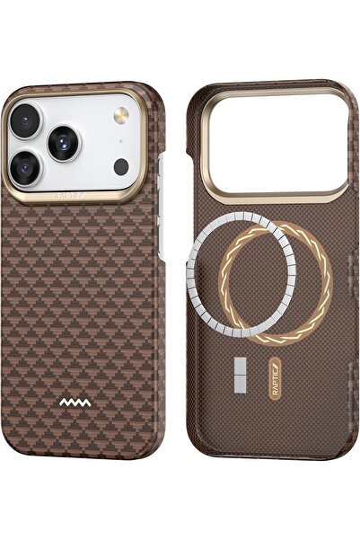 Raptic جراب أراميد لهاتف iPhone 17 Pro MAX [MagSafe] غطاء فائق النحافة مصنوع ...