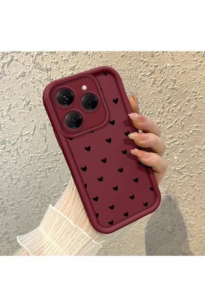 ucuc Tecno Spark 20 Pro 4G Uyumlu Silikon Malzeme Darbeye Dayanıklı Basit Bor...