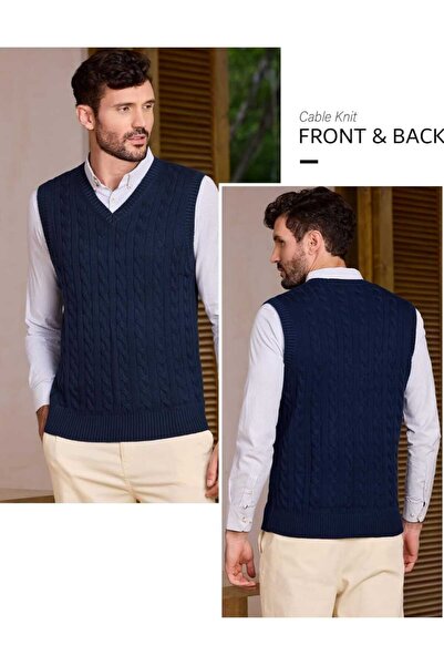 youknitwear you Reyes 100% бавовна V Yka Чоловічий трикотажний светр