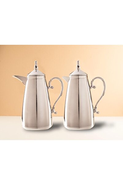 AWANY PLUS طقم ترامس ليان فاخرة حافظ للحرارة لمدة 18 ساعة السعة الشاهي 1 لتر و القهوة 1 لتر