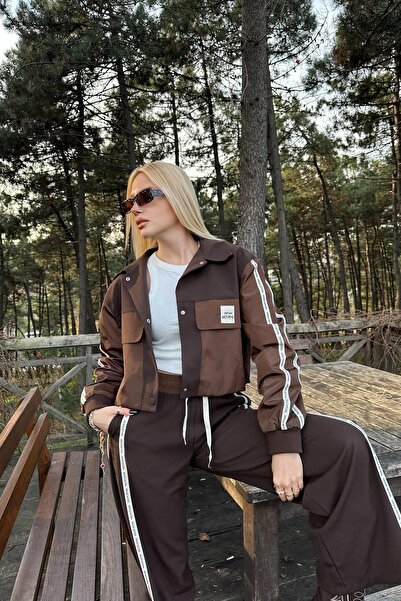 lizge giyim KUMAŞ MATCHLİ ETİKET DETAY CEKET