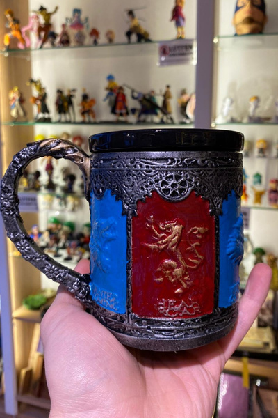 Kingdom of 3D Game of Thrones Mug (V1) Hand Painted Ceramic & Polyester Mug