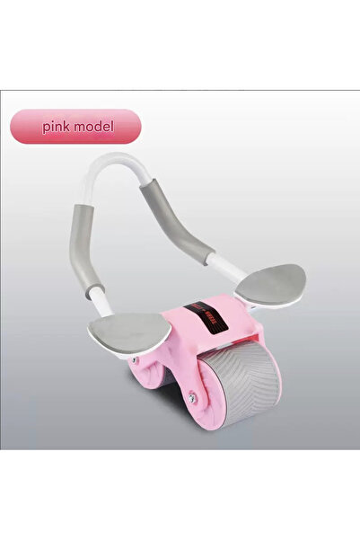 Jf عجلة بطن مزدوجة صامتة - معدات تمارين منزلية لعضلات البطن وتشكيل الجسم، صالة الألعاب الرياضية