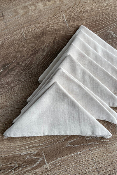 Ponchik 100% Cotton Sand Beige 4-Layer Muslin Mouth Wipes – Pack of 10 (25X25...