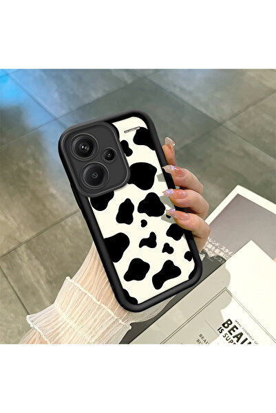 ucuc جراب هاتف أسود بسيط مقاوم للصدمات من السيليكون متوافق مع هاتف شاومي ريدم...