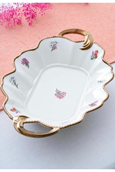 Home Acar Moralez Dikdörtgen Porselen Sunum Tabağı