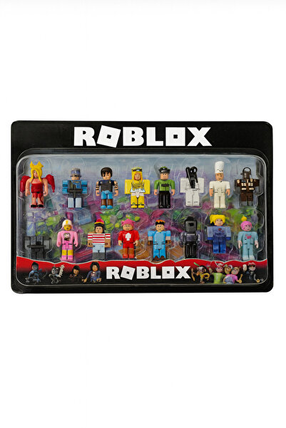 SELLER HOME Set of 16 Roblox figurines, multicolored
