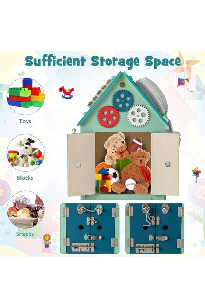 Other Montessori Educational Toy for Kids – Wooden Activity House
