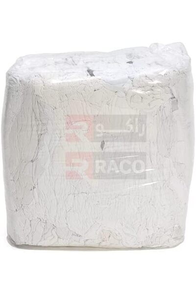 Raco خرق مسح من القطن المحبوك الفاخر - 9 كجم (أبيض)