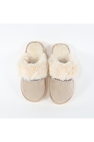MYSHA Beige Home Slippers